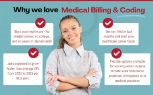 Medical billing & coding career benefits.